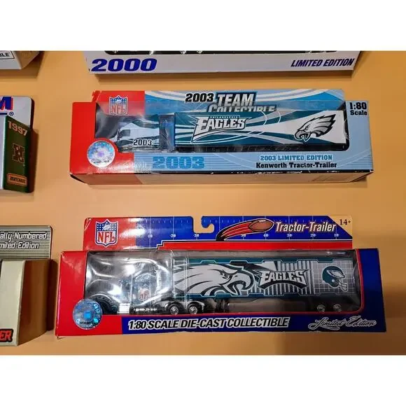 Limited Edition NFL Sports Tractor Trailer Team Collectibles Philadelphia Eagles - Picture 5 of 10
